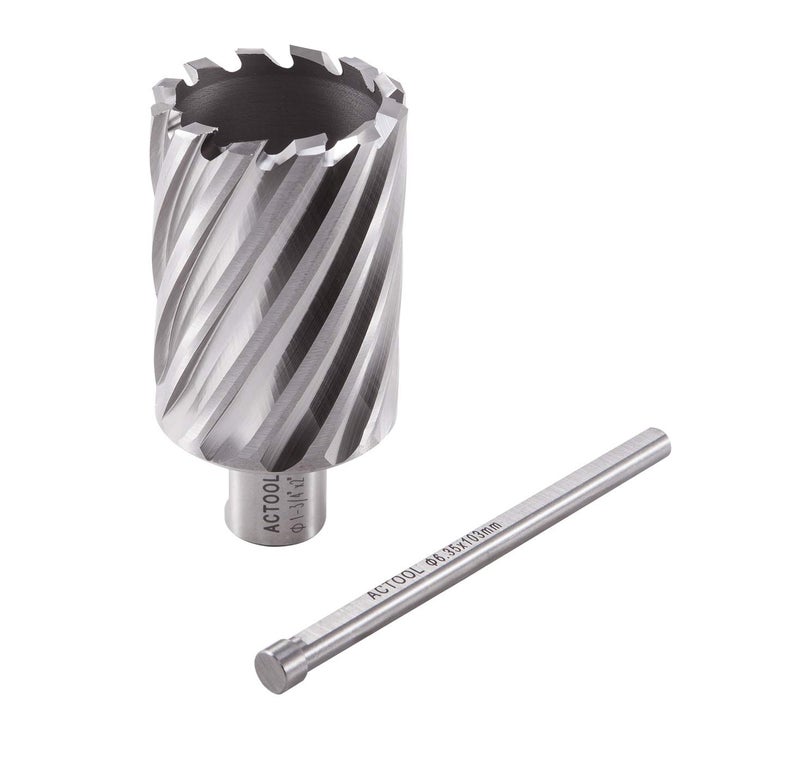 ACTOOL 1-3/4" Diameter Ã— 2" Depth of Cut HSS ANNULAR Cutter with 3/4'' Weldon Shank - Image 5